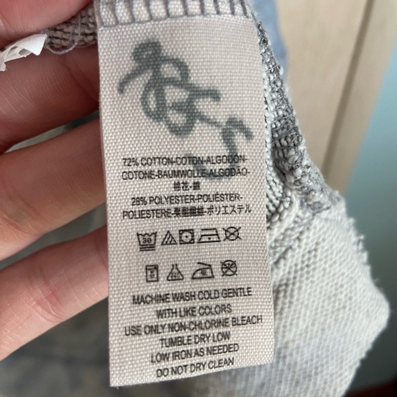 Free People Cloudy Day Tie Dye Sweatshirt Blue Size XS Womens Distressed Tunic - Picture 6 of 11